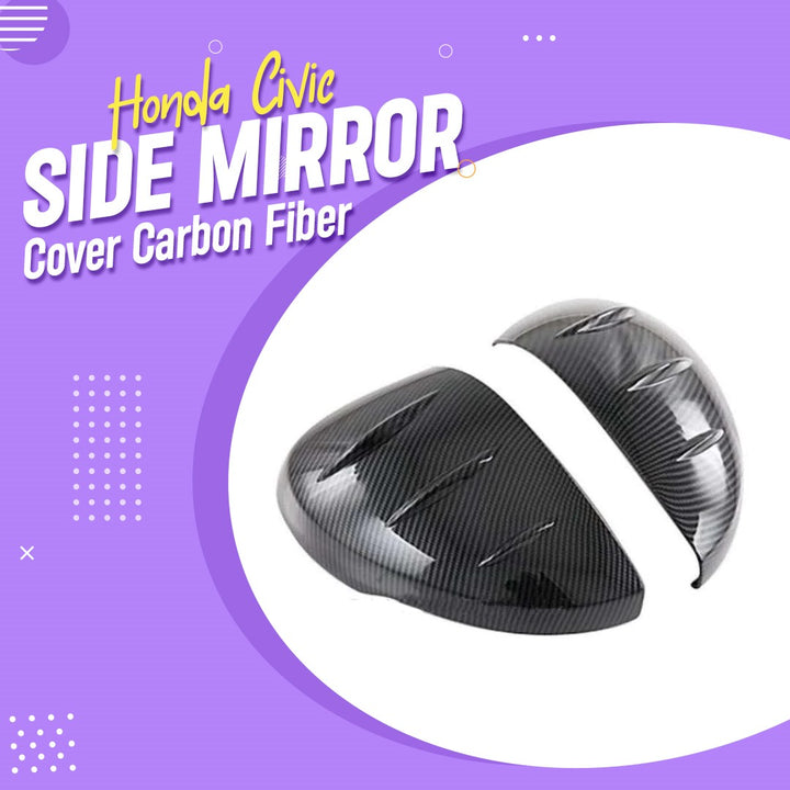 Honda Civic Side Mirror Cover Carbon Fiber - Model 2022-2023