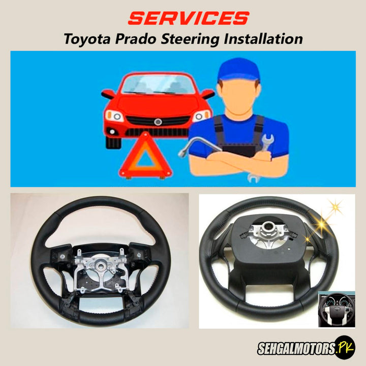 Toyota Prado Steering Installation