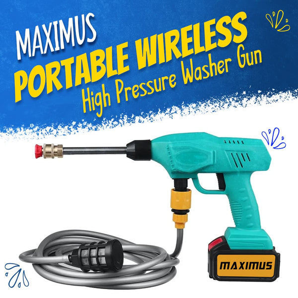 Maximus Portable Wireless High Pressure Washer Gun