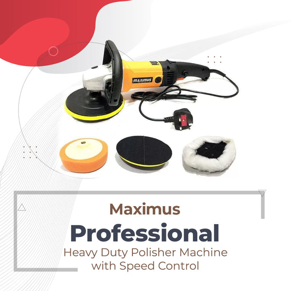 Maximus Professional Heavy Duty Polisher Machine with Speed Control