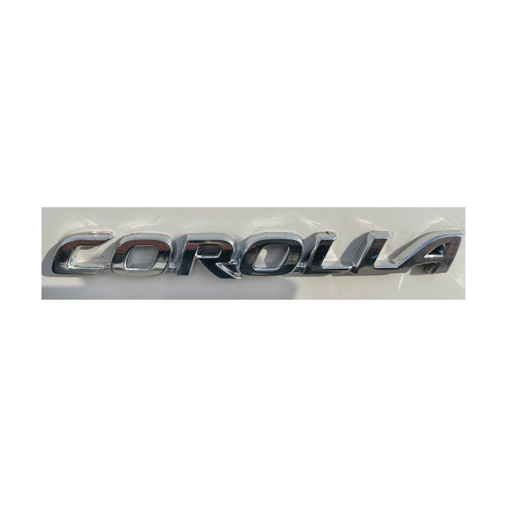 Toyota Corolla Monogram Chrome