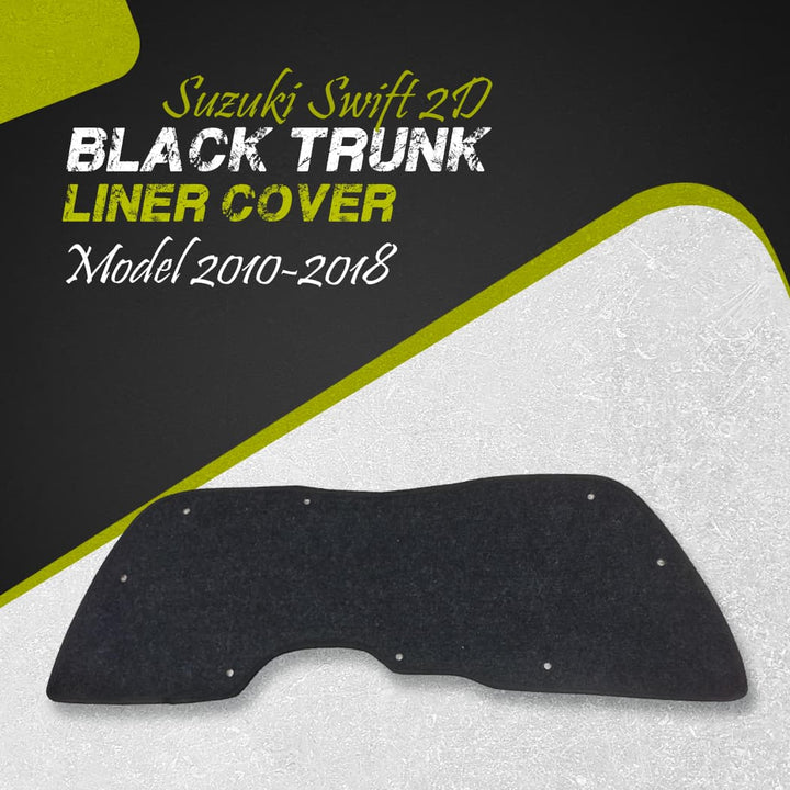 Suzuki Swift 2D Black Trunk Liner Cover - Model 2010-2018