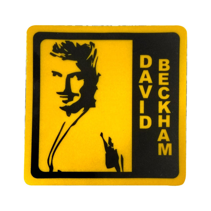 David Beckham Yellow Sticker