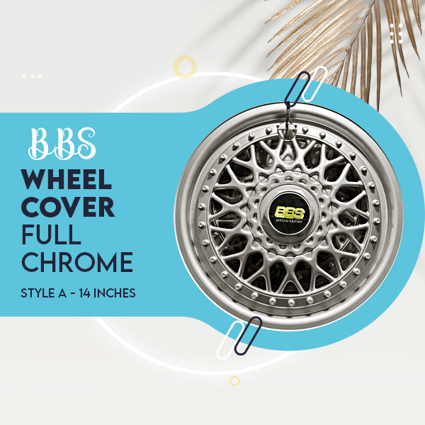 BBS Wheel Cover Full Chrome Style A - 14 inches