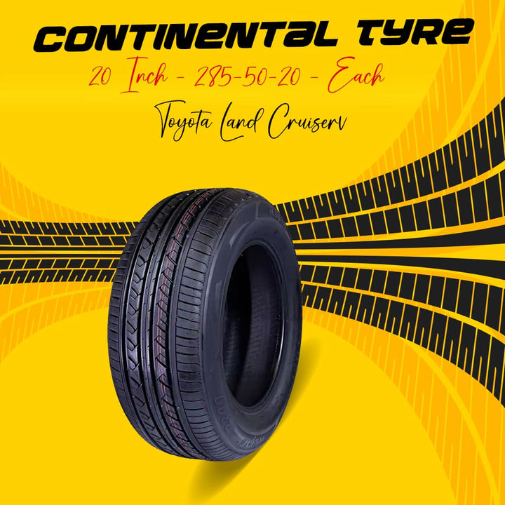 Continental Tyre 20 Inch - 285-50-20 - Each