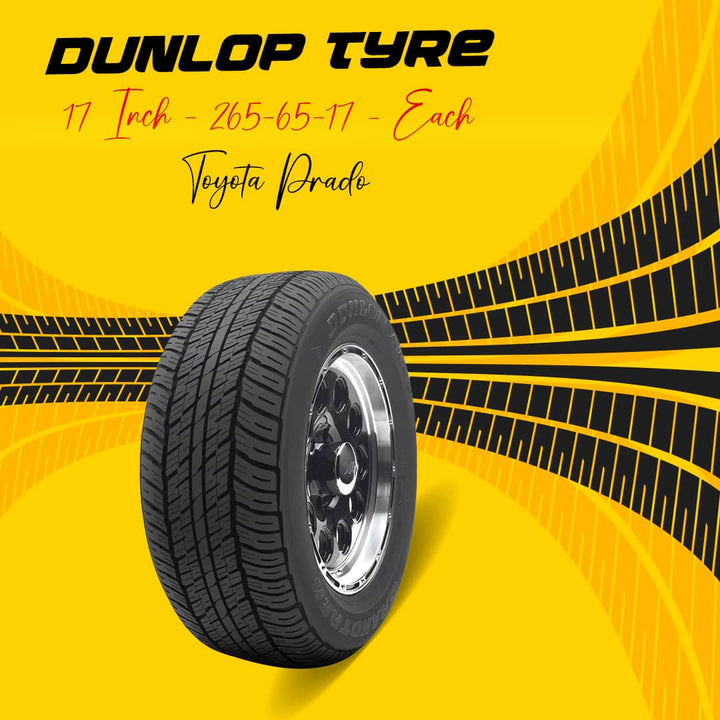 Dunlop Tyre 17 Inch - 265-65-17 - Each