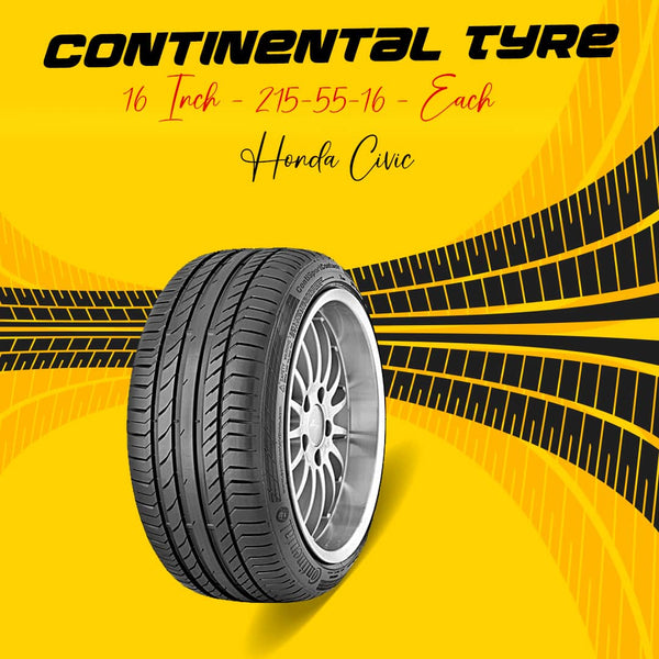 Continental Tyre 16 Inch - 215-55-16 - Each