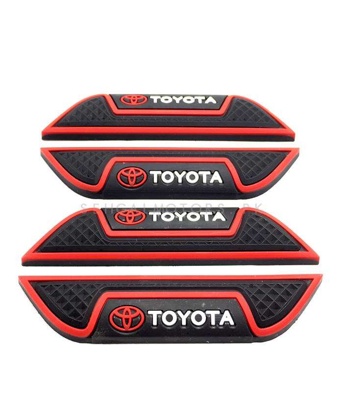 Toyota Door Guards Protector Black and Red
