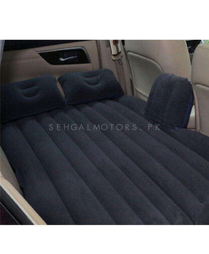Car Back Seat Air Inflatable Mattress Portable Bed Black