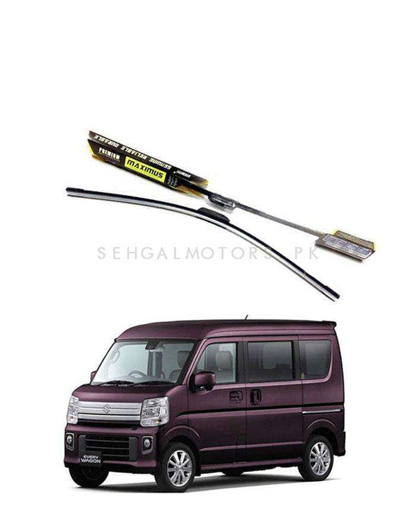 Suzuki Every Wagon Maximus Premium Silicone Wiper Blades - Model 2005-2014