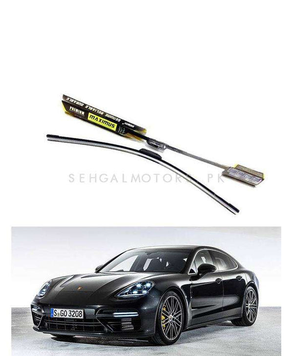 Porsche Panamera Maximus Premium Silicone Wiper Blades - Model 2010-2018