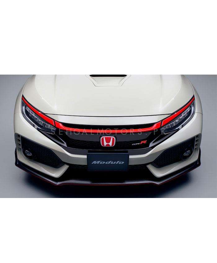 Honda Civic Modulo Grille Red Trim - Model 2016-2021