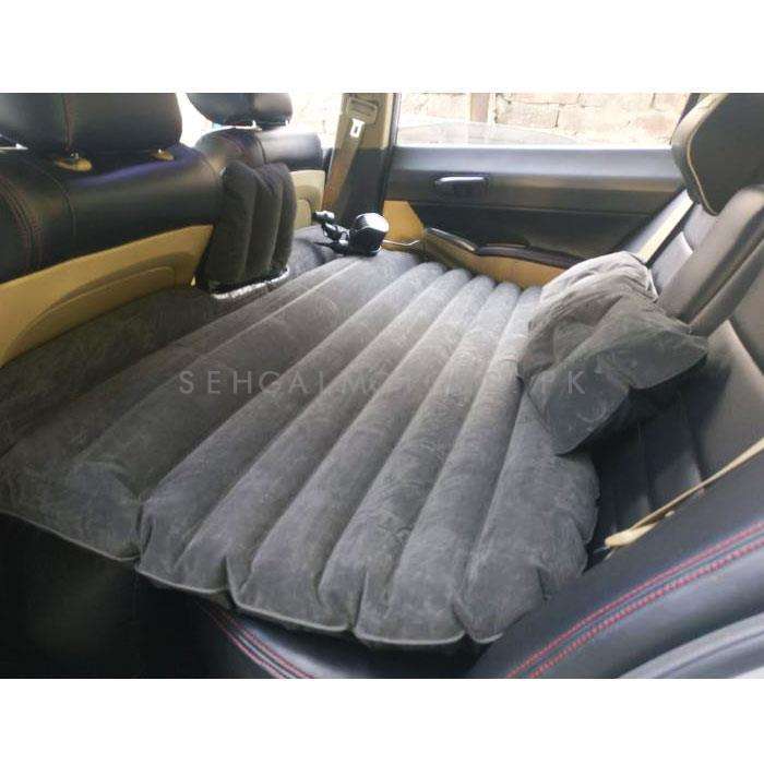 Car Back Seat Air Inflatable Mattress Portable Bed Black