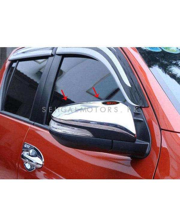 Toyota Hilux Revo/Rocco Side Mirror Chrome Cover