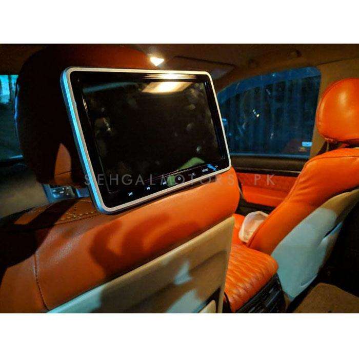 Universal DVD Headrest LCD Silver 9 Inches - Each