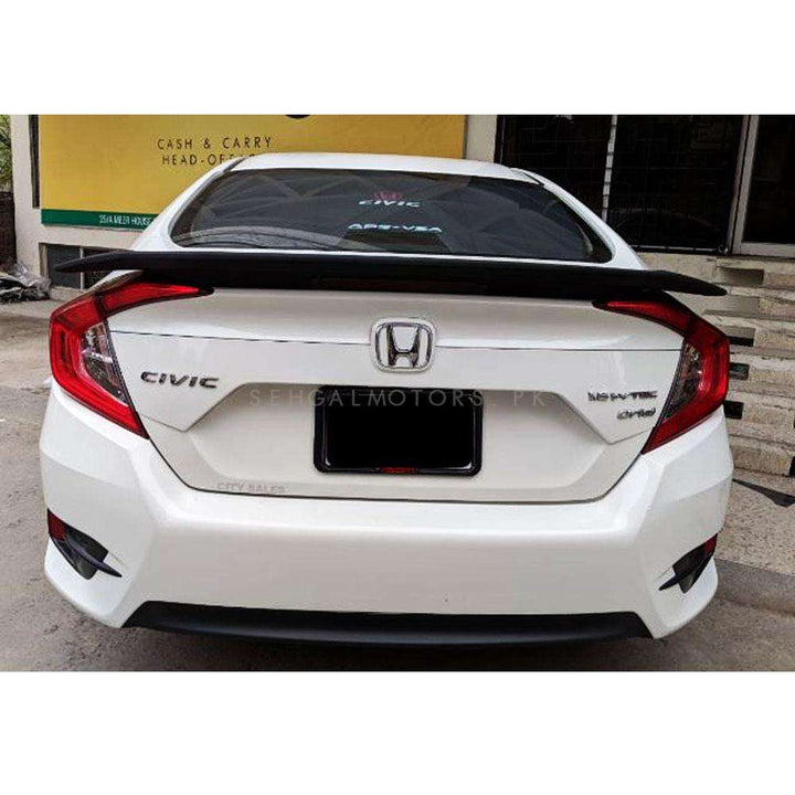 Honda Civic SI Spoiler American Style With Reflector - Model 2016-2021