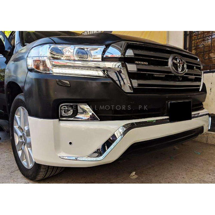 Toyota Land Cruiser LC200 Middle East Body Kit Front White1 Pc - Model 2015-2021