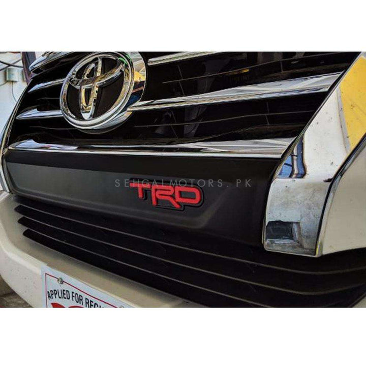 Toyota Fortuner TRD Grill Strip Black - Model 2016-2021