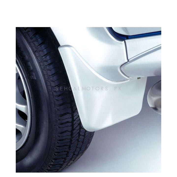 Suzuki Mehran NB Mud Flaps White 4 Pcs - Model 2012-2019