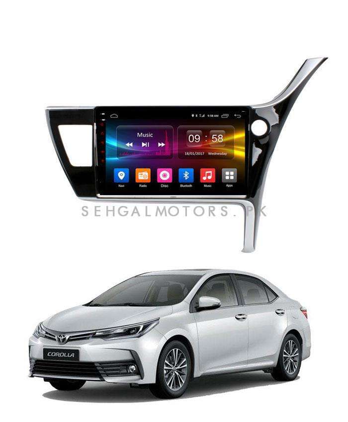 Toyota Corolla Face Lift Android LCD Black 10 Inches - Model 2017-2021