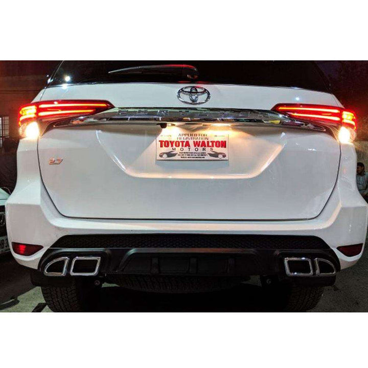 Toyota Fortuner Rear Bumper Diffuser - Model 2016-2021