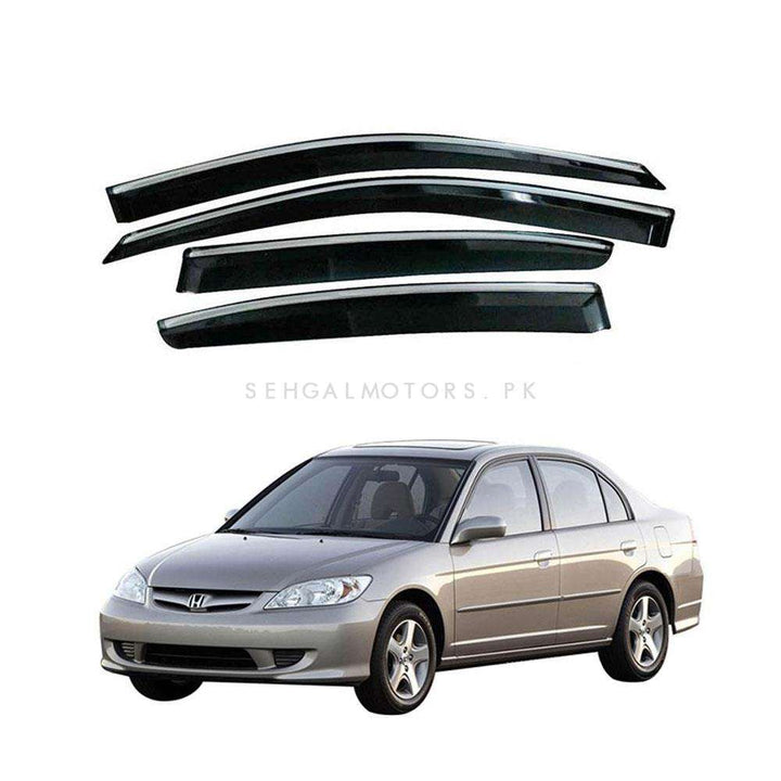 Honda Civic NB Air Press Sun Visor With Chrome - Model 2004-2006