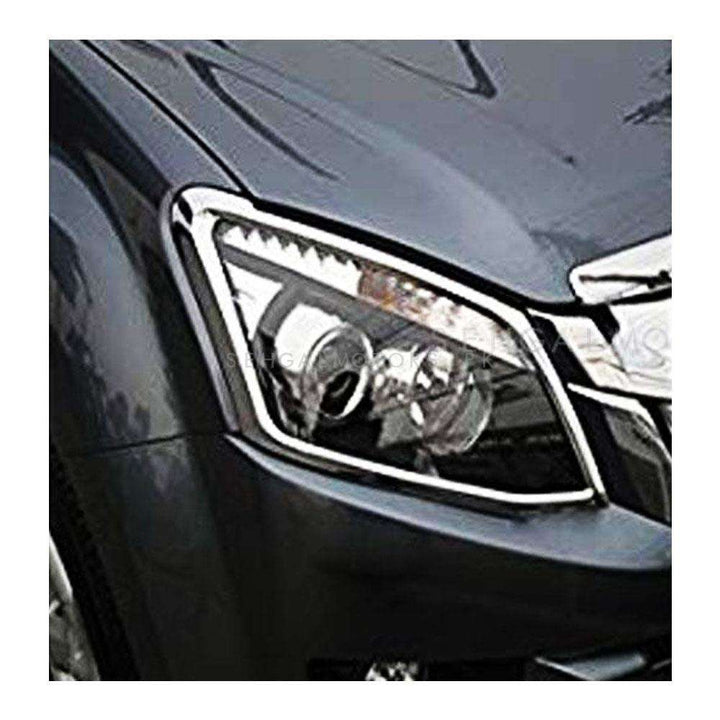 Isuzu DMax Headlights / Head Lamps Chrome Cover Thailand - Model 2018-2021