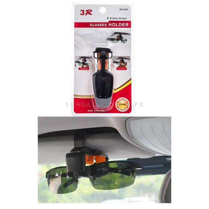 3R Glasses Holder Portable Car Vehicle Sun Glass Clip Storage Holder