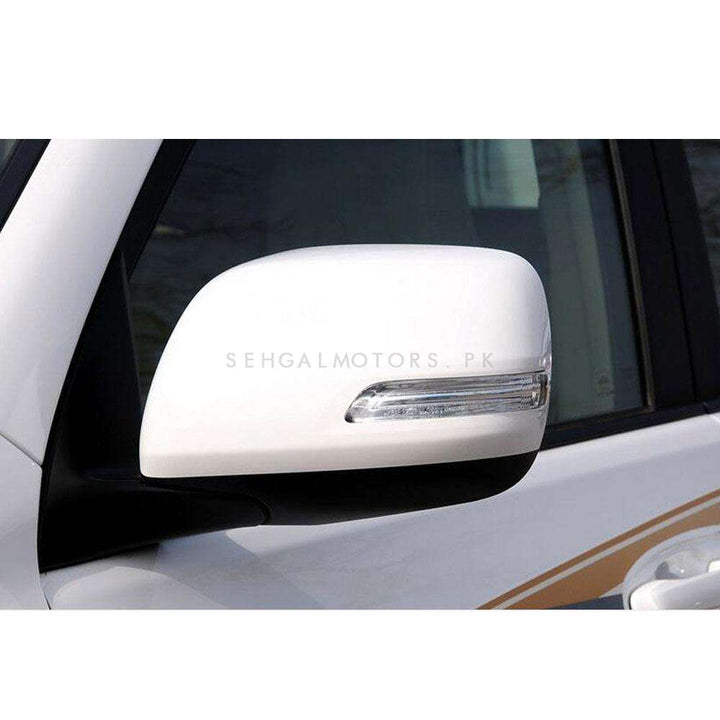Toyota Land Cruiser Side Mirror Cover White - Model 2008-2012
