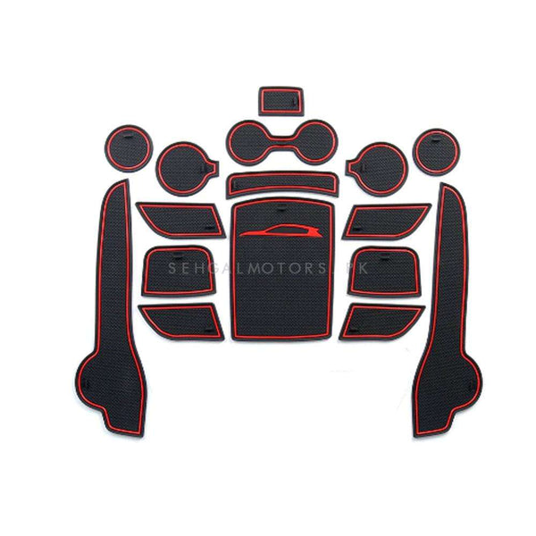 KIA Sportage Interior Protection Mats Red Dashmats - Model 2019-2021