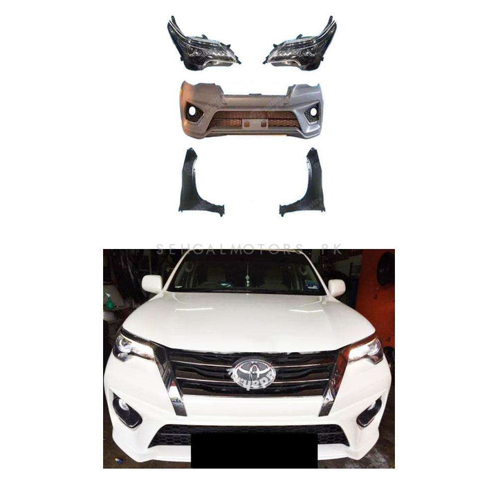 Toyota Hilux Revo Convert To Toyota Fortuner 2016-2021 without Grille - Model 2016-2021