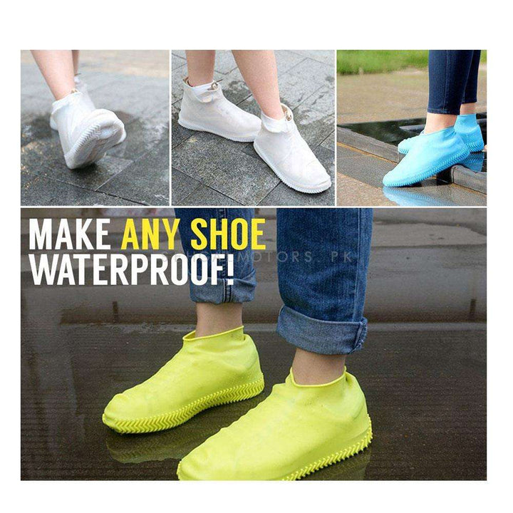 Non Slip Fashion Rain Shoes Rubber Cover - Medium