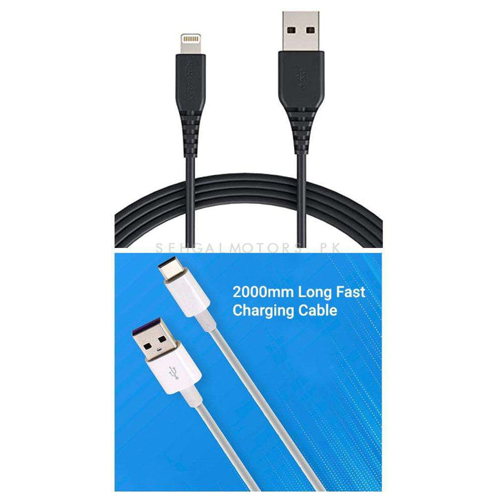 High Speed IOS Quick Charge USB Cable 3.6A with 2000mm
