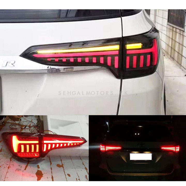 Toyota Fortuner V2 Lexus Sequential Back lamps Light - Model 2016-2021