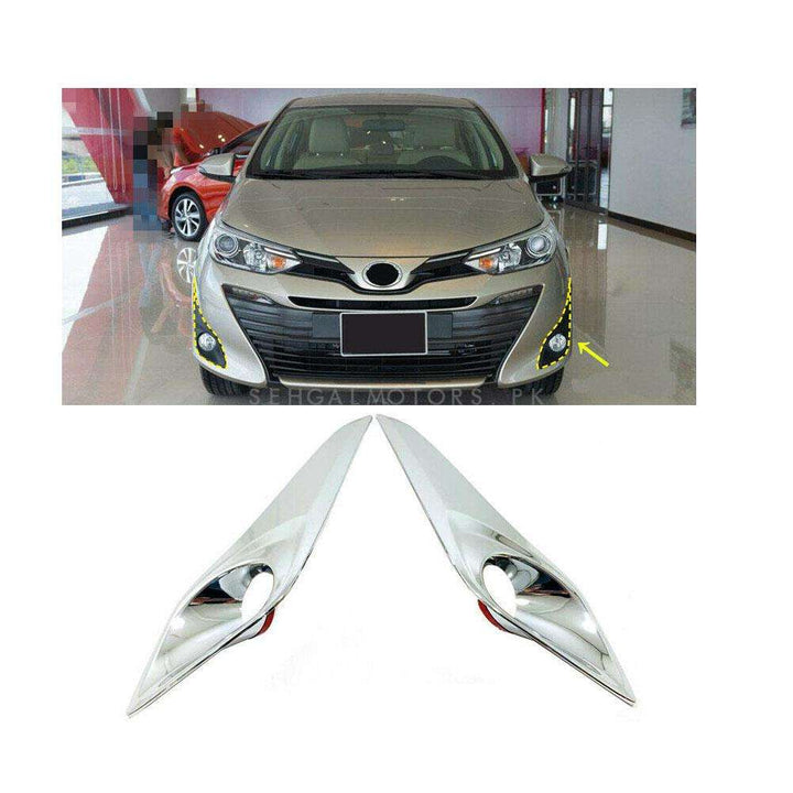 Toyota Yaris Fog Lamps Chrome Covers Without Foglight - Model 2020-2021
