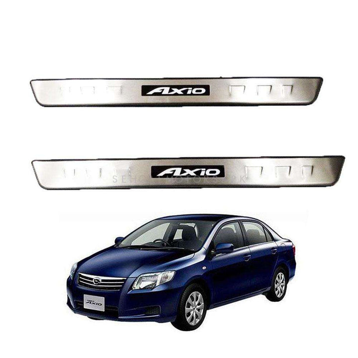 Toyota Corolla Axio Metal LED Sill Plates / Skuff LED panels 2 PCS - Model 2012-2017