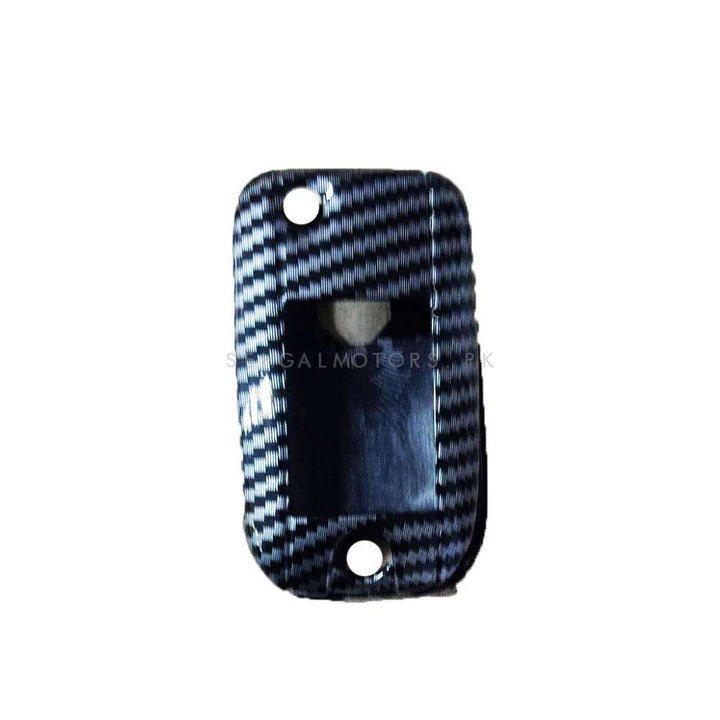 MG ZS Plastic Protection Key Cover Carbon Fiber With Black - Model 2020-2021