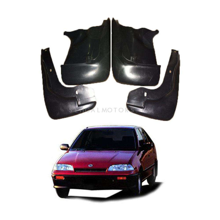 Suzuki Margalla NB Mud Flaps 4Pcs Black - Model 1992 - 1998