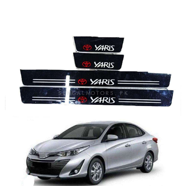 Toyota Yaris Glass LED Sill Plates / Skuff LED - Model 2020-2021
