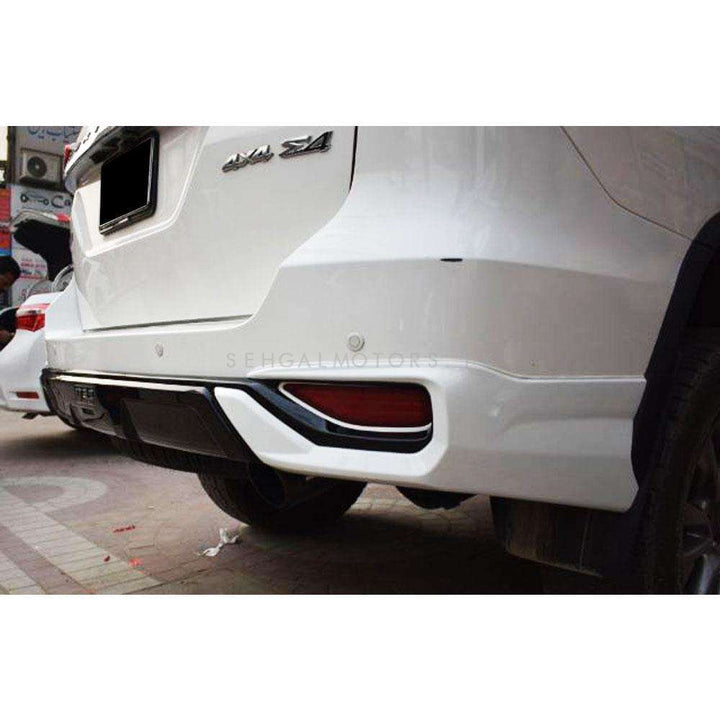 Toyota Fortuner TRD Lower Extension Body Kit 2 Pcs White - Model 2021-2022