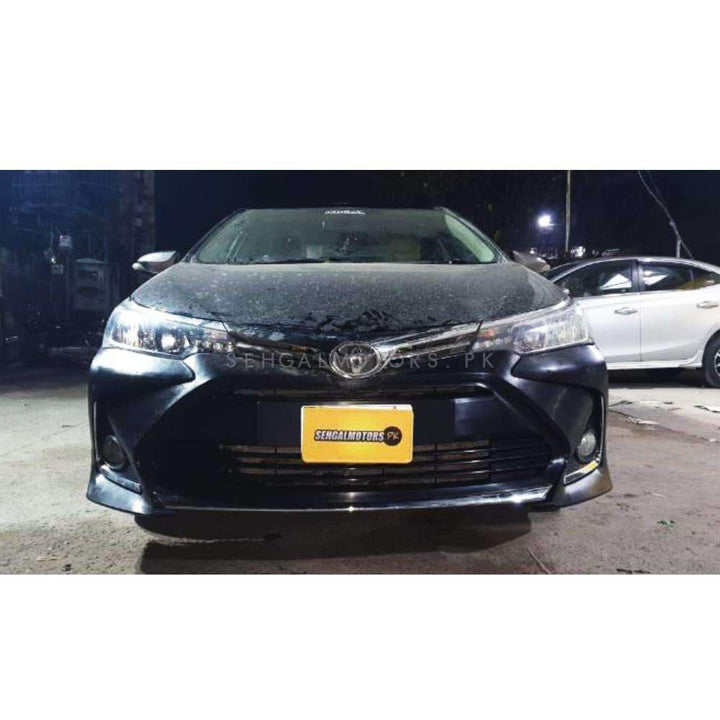 Toyota Corolla Altis X OEM Front Bumper With Foglamps Covers And Chrome 1 PC - Model 2017-2024