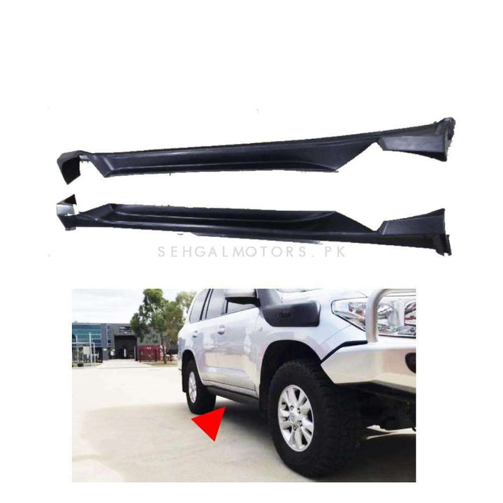 Toyota Fortuner Side Skirts ABS Plastic Pair - Model 2016-2022