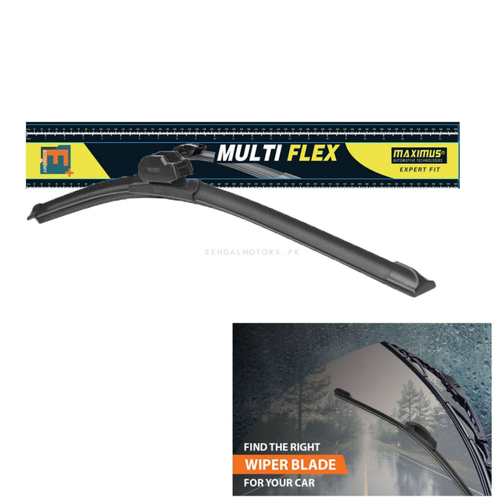 Maximus 21 Inches Expert Fit Multiflex Rubber Wiper Blade - Each