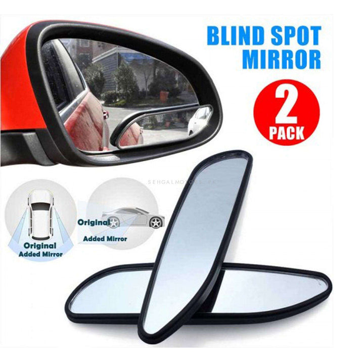3R Blind Spot Mirror Universal Wide Angle Convex Rear Side View for Car - 2PC