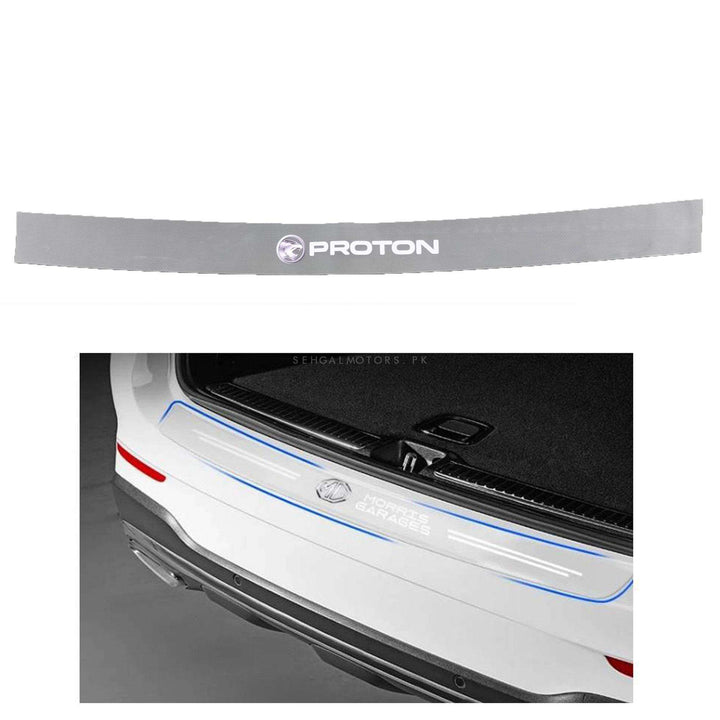 Proton Logo Back Bumper Protector Transparent