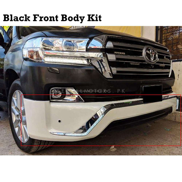 Toyota Land Cruiser LC200 Middle East Body Kit Front Black 1 Pc - Model 2015-2021