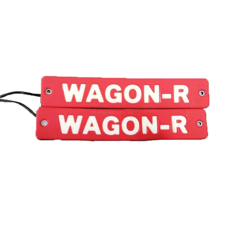 Wagon R Flexible LED DRL Red - Pair