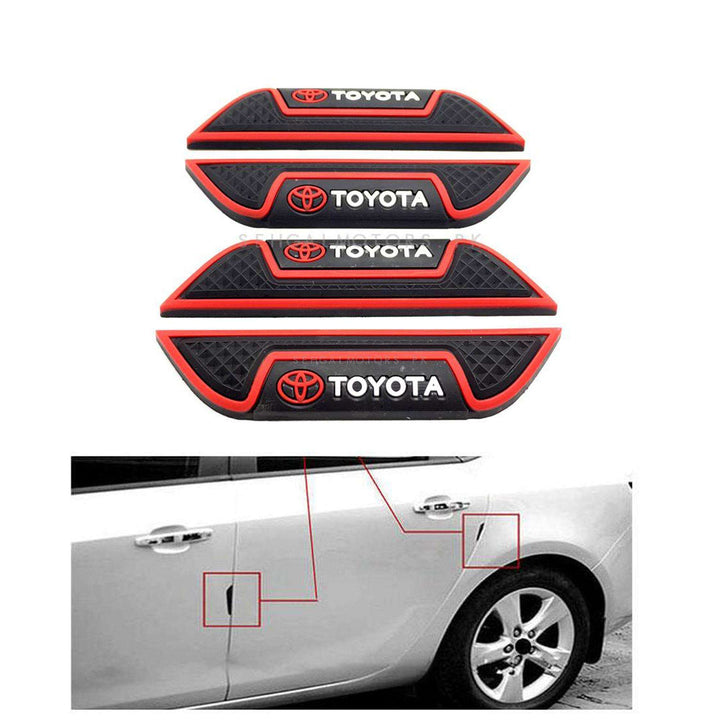 Toyota Door Guards Protector Black and Red