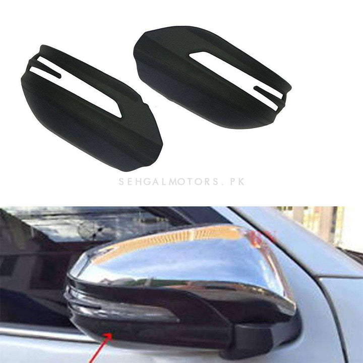 Toyota Hilux Revo/Rocco Side Mirror Complete Black Covers